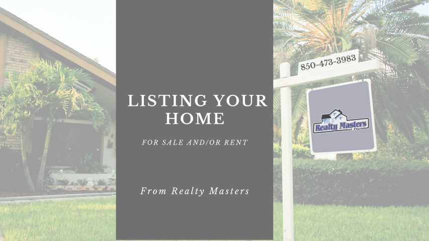 listing your Pensacola home for sale or for rent