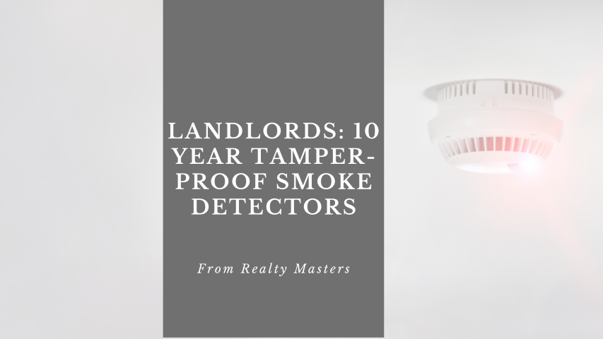 landlords 10 year tamper proof smoke detectors